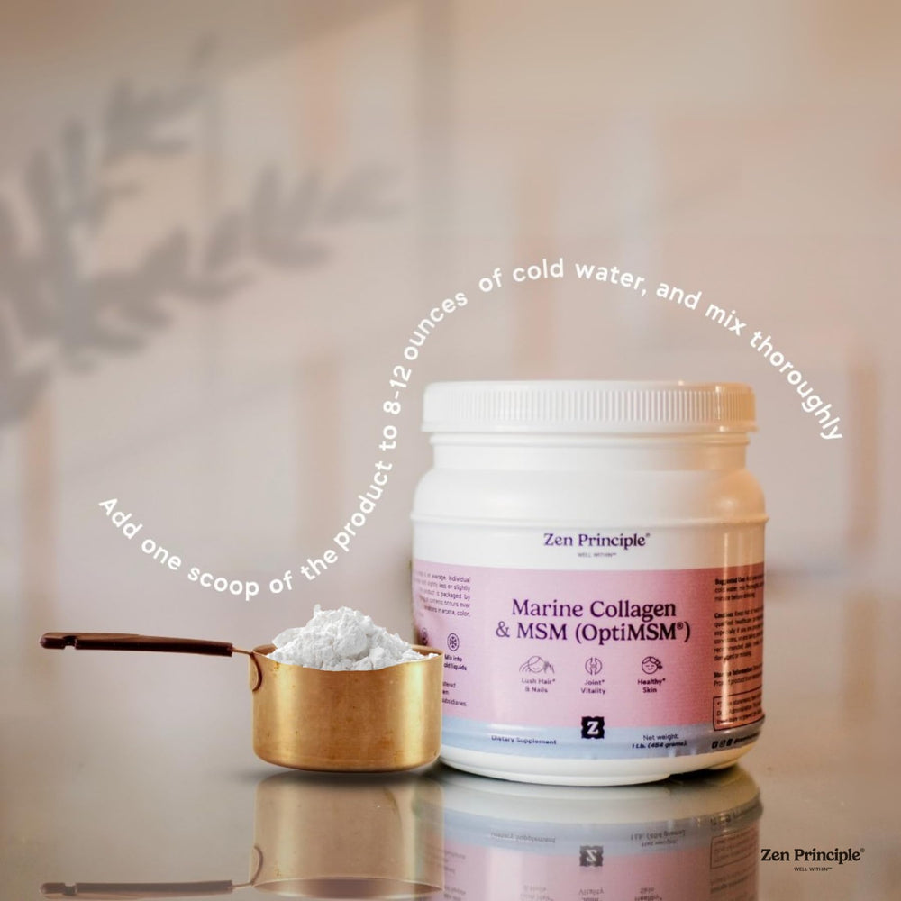 Zen Principle full-spectrum Type I-IV collagen label for comprehensive support
