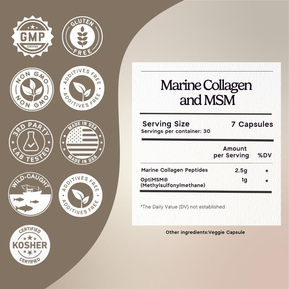 Zen Principle OptiMSM powder with collagen for easier daily dosing.