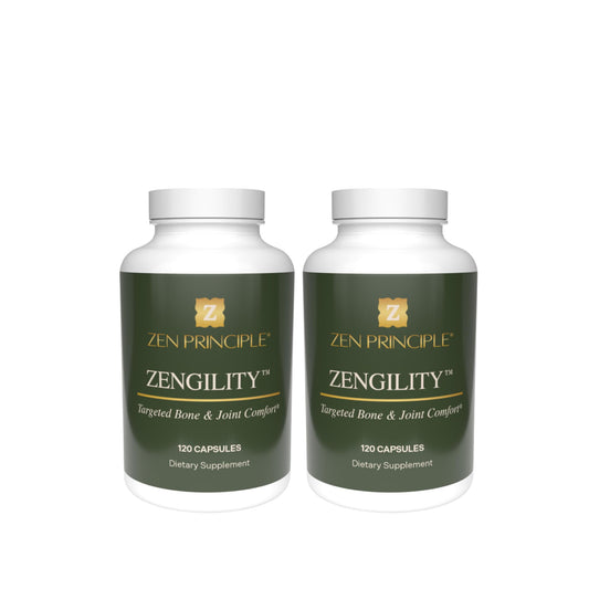 Zen Principle Zengility bottle cap close-up for daily use.