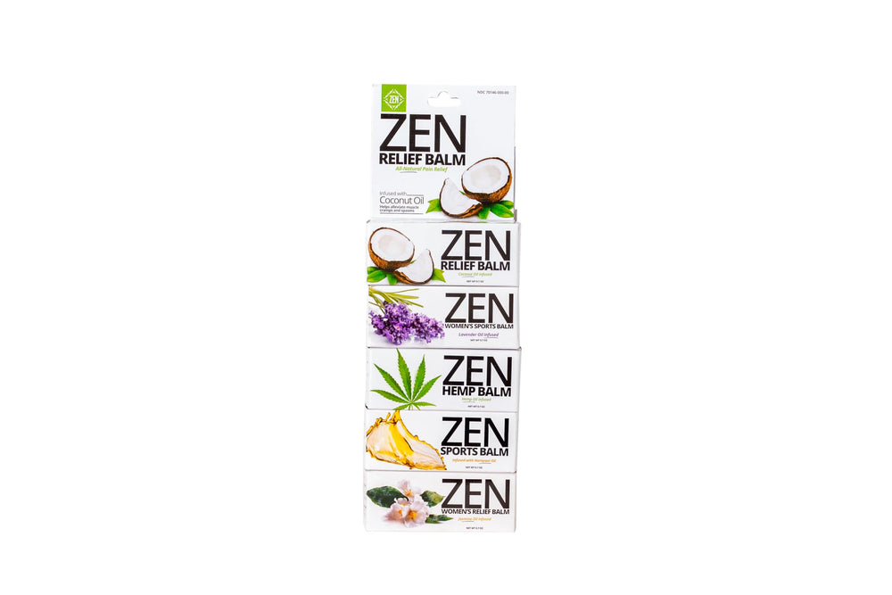 ZEN Relief balm for targeted cooling after workouts