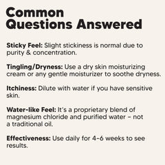 Label confirms USA-made quality of Zen Routine magnesium oil spray