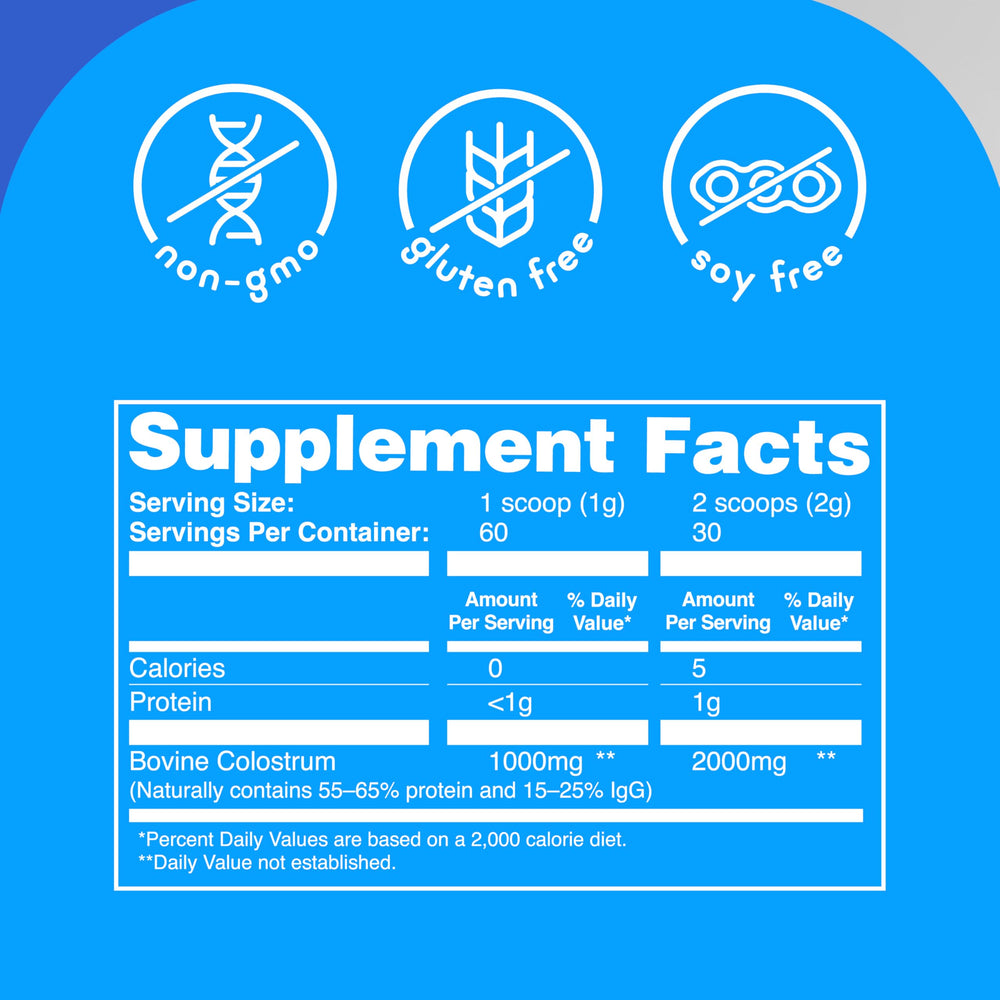 Zena Nutrition bovine colostrum grass-fed seal emphasizes ethical sourcing
