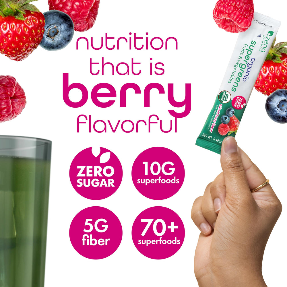 Zena Nutrition five-gram fiber per serving helps curb cravings.