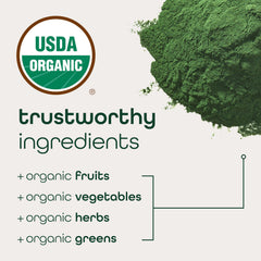 Zena Nutrition organic mushroom blend highlights cordyceps and reishi for daily balance.