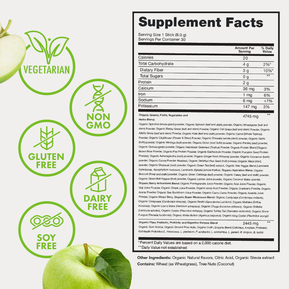Zena Nutrition mushroom blend highlights cordyceps and reishi for daily wellness.