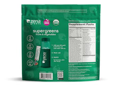 Zena Nutrition mixed-berry stick-pack provides on-the-go flavor with daily greens.