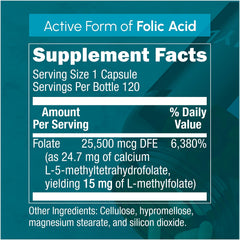 Zenavea L-Methylfolate tablets with clear labels for easy dosing