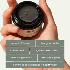 Zenbioni 100-day supply jar of shilajit resin