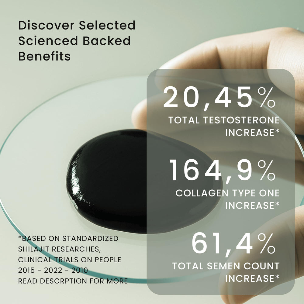 Lab-tested purity stamp on Zenbioni shilajit resin