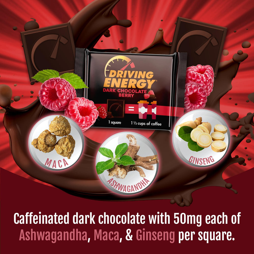 ZenEvo semisweet chocolate texture delivers a smooth energy treat.