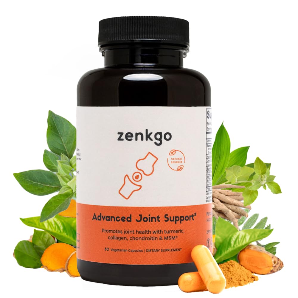 Zenkgo bottle with capsules supports daily joint mobility.