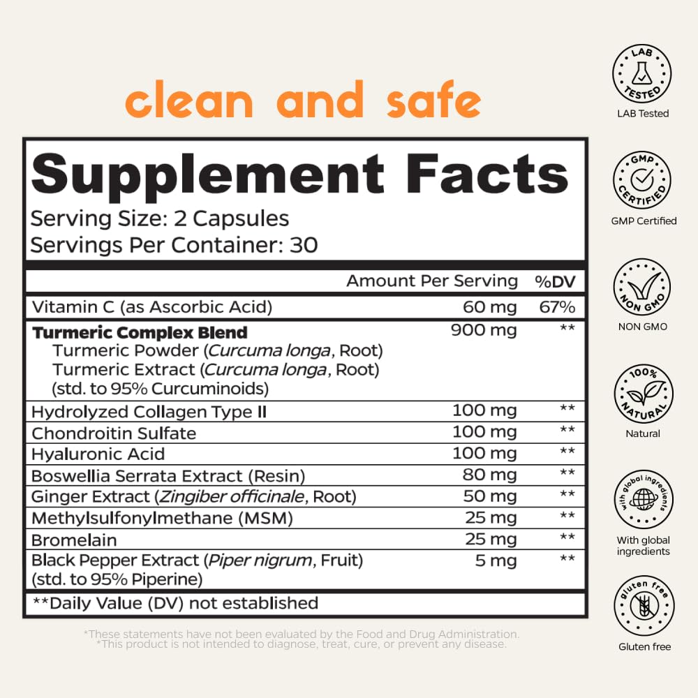 Zenkgo label close-up highlighting key joint-support ingredients.