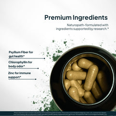 Zenmen champignon mushroom blend visual suggests natural odor-control support