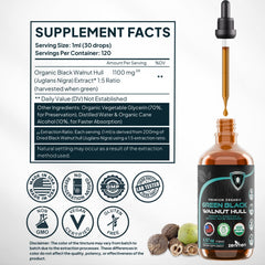 Zenmen tincture label highlights USDA organic certification.