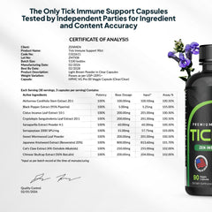 ZenMen Tick Immune packaging box showcases product benefits clearly.