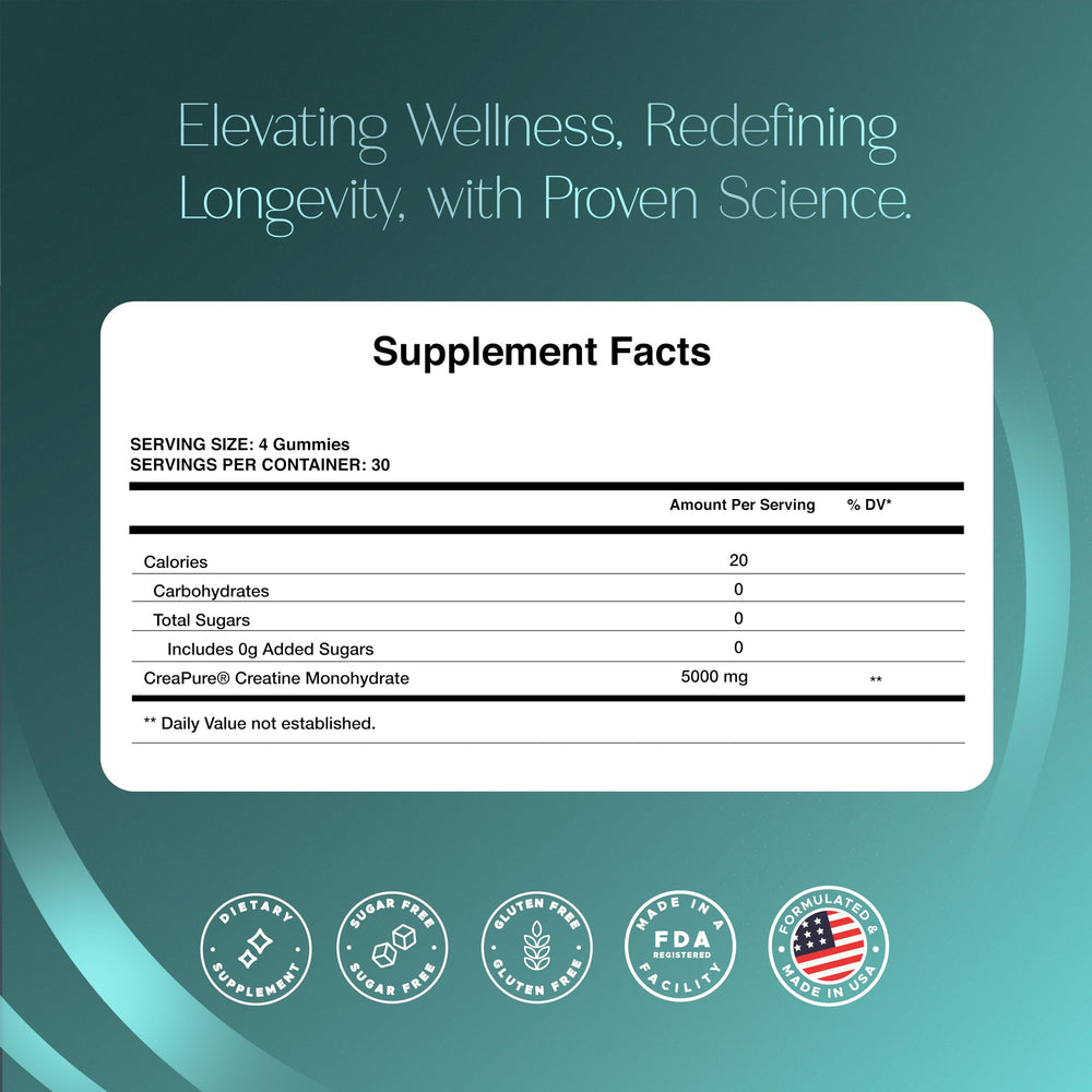 USA-made facility seal on CreaZen label signals quality and transparency.