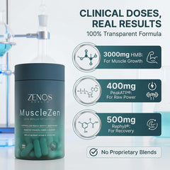 USA-made MuscleZen seal and packaging signaling quality.