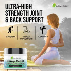ZenRenu packaging and label highlighting USA-made premium formula.