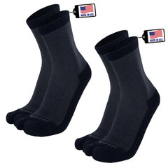 Zensah Bunion Ease Sock toe-separator close-up for smoother toe movement.