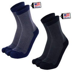 Zensah Bunion Ease Socks with toe separator design for toe alignment during daily wear.
