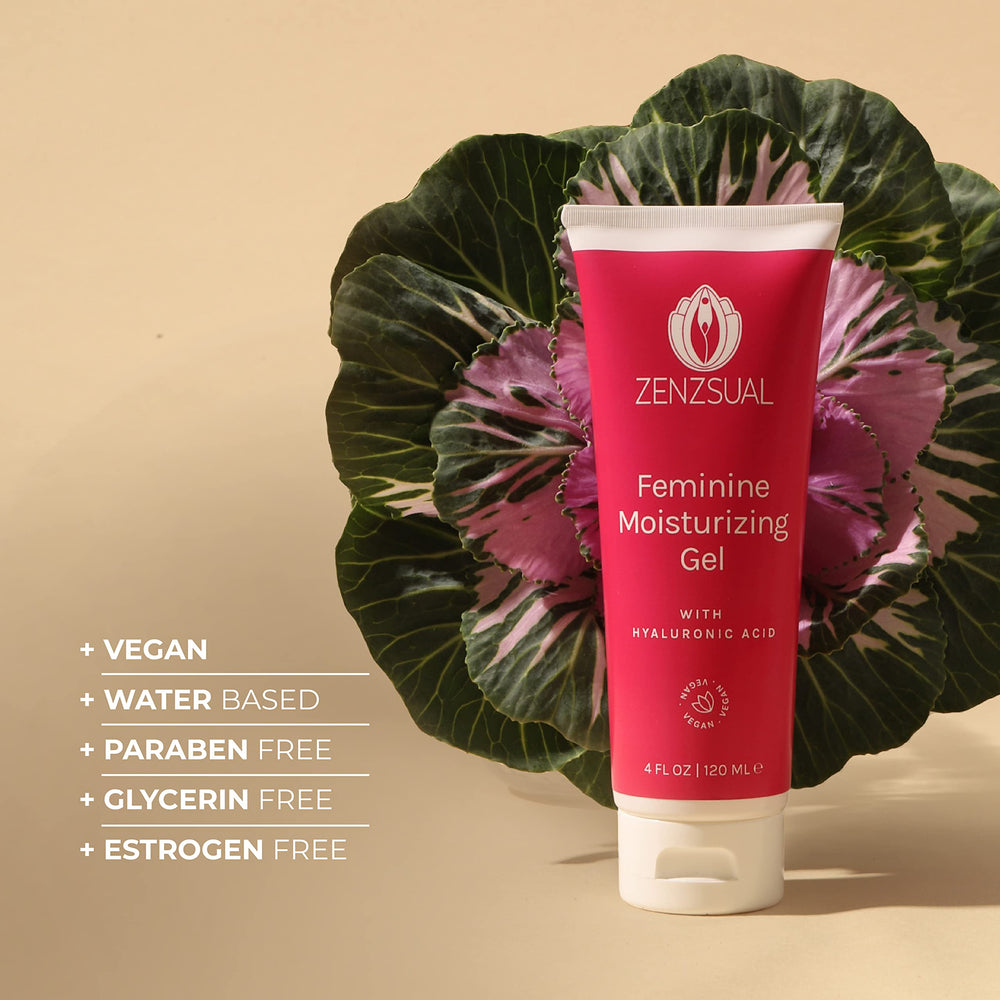 ZENZSUAL fragrance-free label highlighting a clean, hormone-free formula.