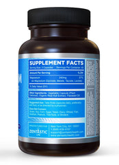 Zentastic Magnesium Complex bottle on a shelf with vegan, non-GMO seal