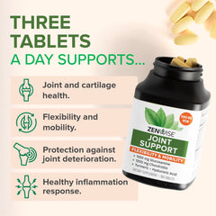 Zenwise Health Joint Support packaging box featuring ready-to-use daily supplement