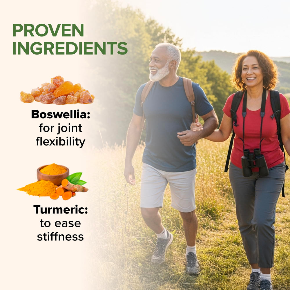Zenwise Health Joint Support serving size three tablets highlighted for daily intake