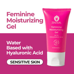 ZENZSUAL Intimate Hyaluronic Gel tube provides external hydration and dryness relief.