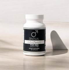 ZENZSUAL LibiZenzs Men daily-use scene shows easy capsule intake.