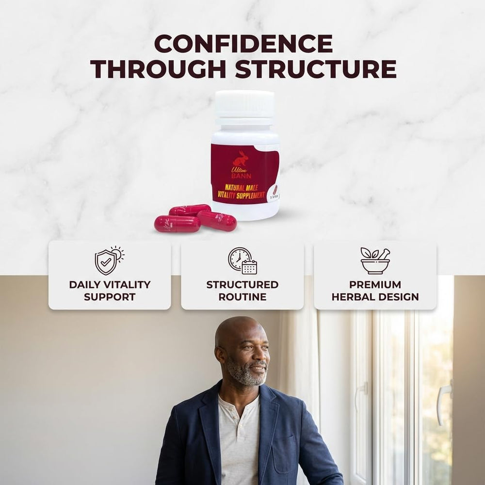 Lifestyle shot with Ultra Bann for energy and balance.
