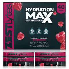 ZestLytes Salty Raspberry packet close-up showing flavor and hydration potential.