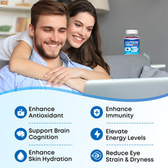 Zetelixia blueberry flavor gummies ready to chew during screen time.
