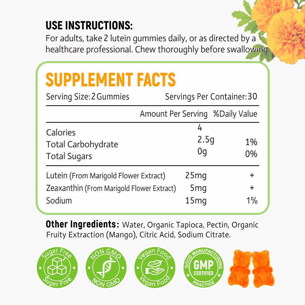 Zetelixia Lutein Gummies scene of daily-use routine.