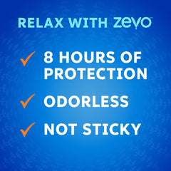 ZEVO On-Body 8-hour protection demonstrated for extended outdoor wear.