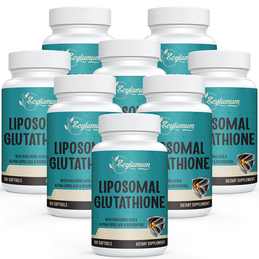 Zeylamum liposomal glutathione softgels bottle for convenient daily antioxidant support