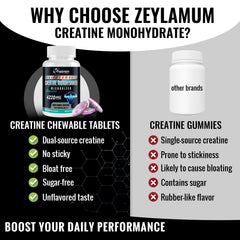 Zeylamum portable bottle on the go demonstrates travel-friendly creatine support.