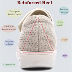 ZGDG Diabetic Shoes offer wide-foot support for swollen feet during activity.