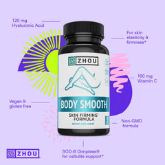Zhou Body Smooth vitamin C tablet emphasizes collagen support for hydrated skin