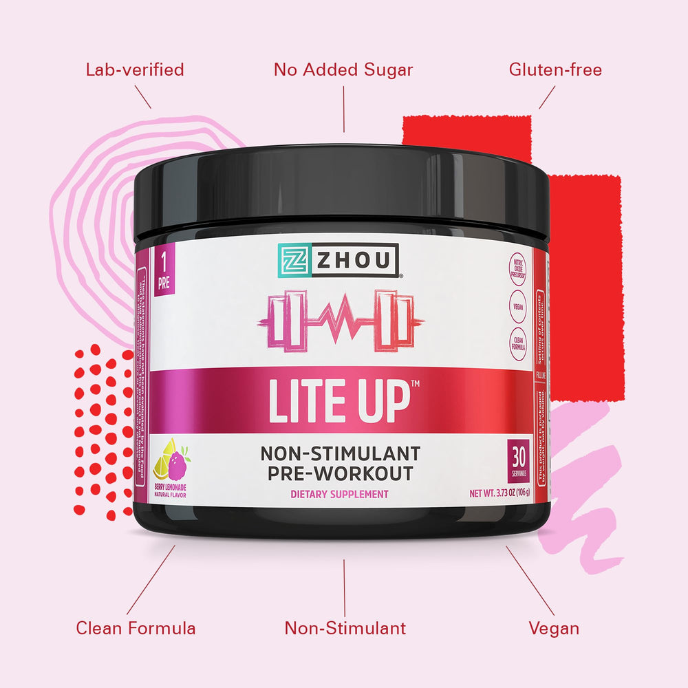 Label on jar emphasizing gluten-free and vegan clean formula