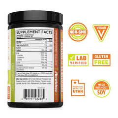 ZHOU Muscle BCAA scoop angled for convenient pre workout mix