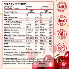 ZHPHK Iron Gummies 65mg iron per serving with vitamin C for absorption