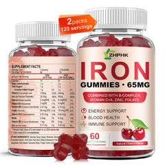 ZHPHK Iron Gummies third-party tested for purity and safety