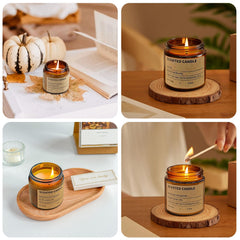 ZHTLTHZ grapefruit tobacco candle offers bright, sophisticated fragrance