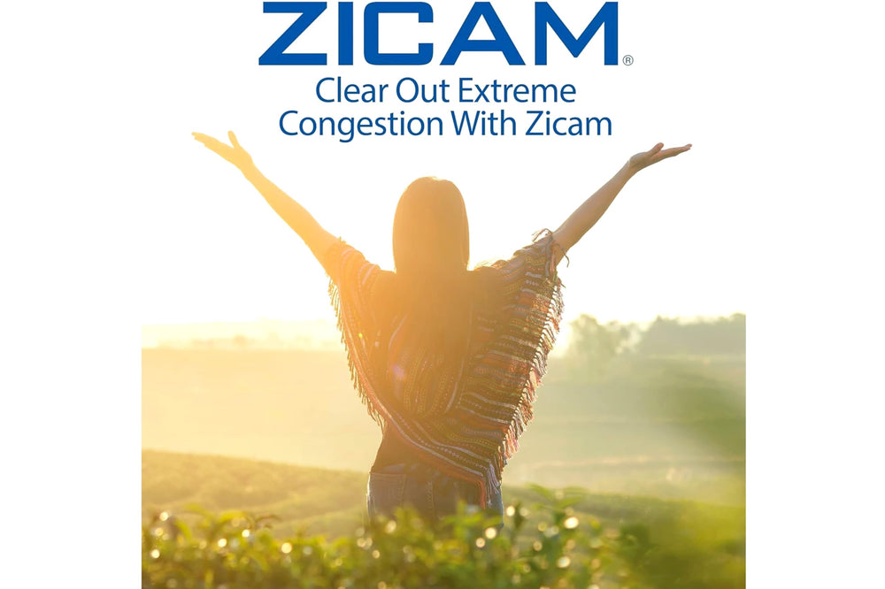 Close-up of Zicam label with dosing directions