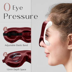 ZIMASILK nose wings shield light for effective blackout during rest.