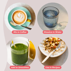 Zint Keto Collagen dissolving in liquid forming a smooth, clump-free drink.