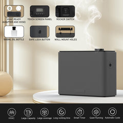 Zinyeme Smart Scent Air Machine wide-coverage view illustrating scent diffusion throughout large spaces.