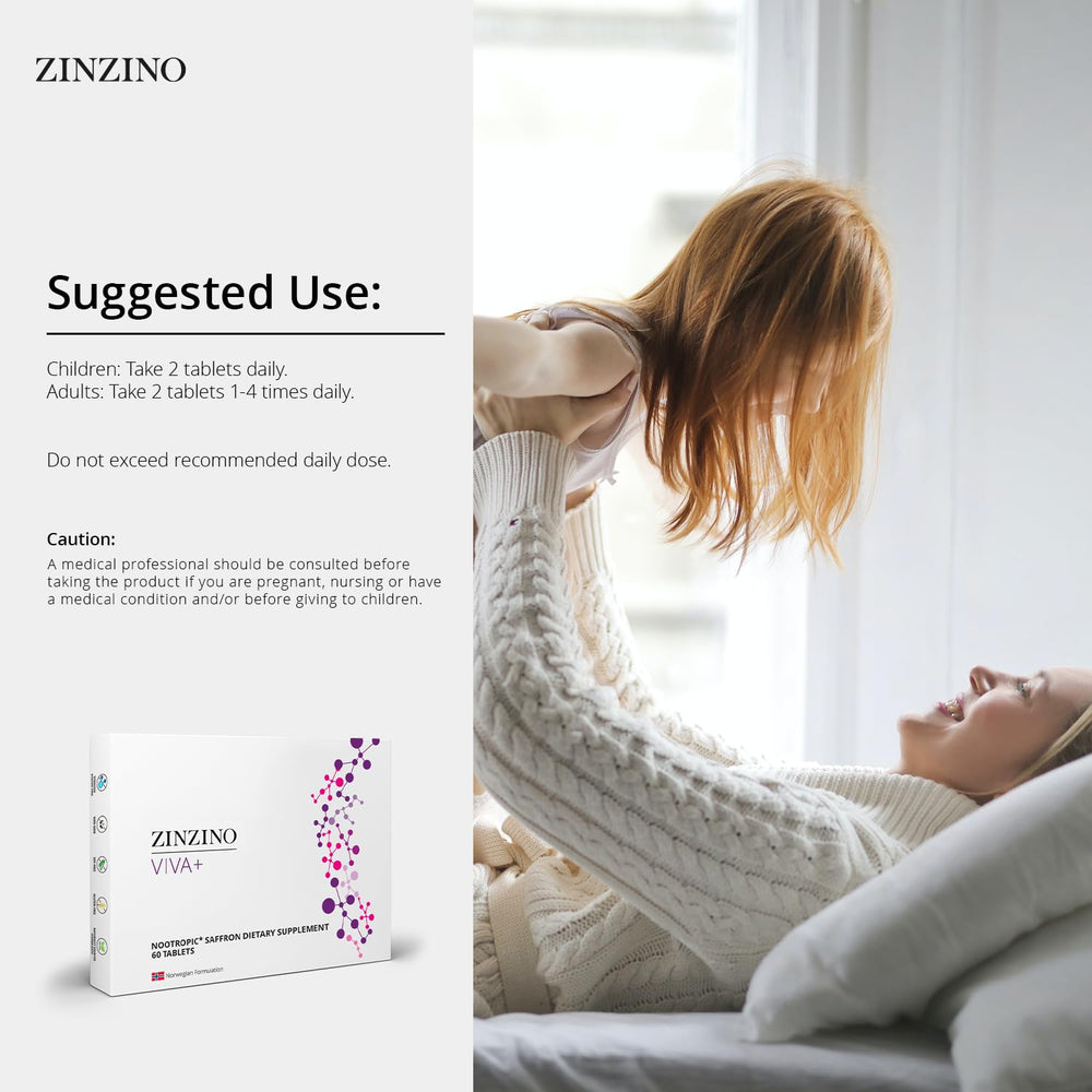 ZINZINO Viva Plus in use during evening routine for sleep prep.