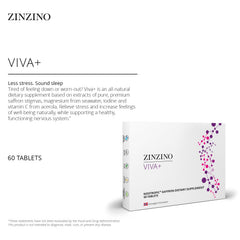 ZINZINO Viva Plus tablets ready for daily cognitive support.